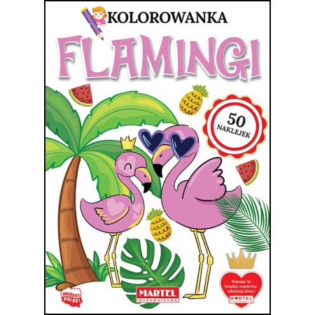 Flamingi. Kolorowanki z...